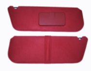 1987-1996 Ford Full Size Truck, Extended and Super Cab F150, F250 (With Mirror and Map Strap) Sun Visor Set