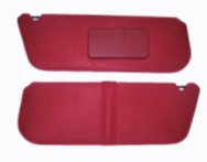 '87-'96 Ford Full Size Truck, 4 Door Crew Cab F150, F250 (With Mirror and Map Strap) Sun Visor Set