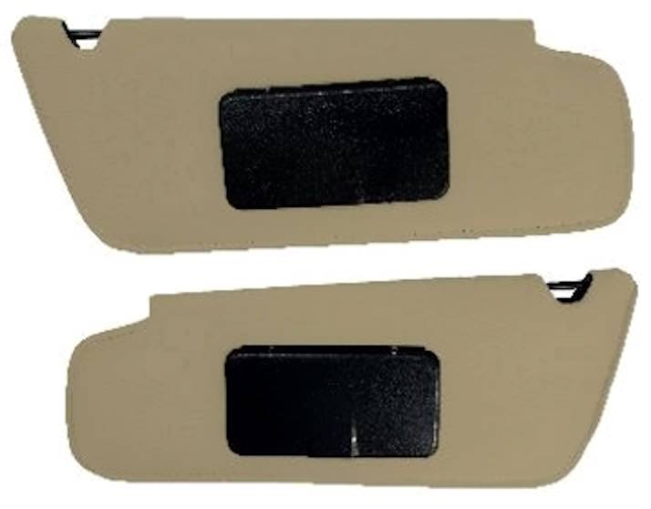 '97-'99 Ford Full Size Truck, Standard Cab F150, F250 (With Mirrors Both Sides) Sun Visor Set