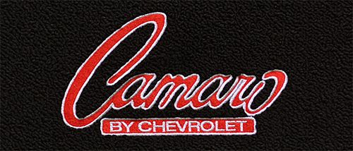 NEW 1967-1969 Camaro Floor Mats Black Set of 4 Carpet Embroidered RS Silver Logo 